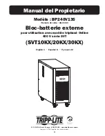 Preview for 15 page of Tripp Lite BP240V135 Owner'S Manual