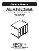 Preview for 1 page of Tripp Lite BP288VEBPNB Owner'S Manual