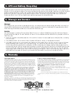 Preview for 12 page of Tripp Lite BP288VEBPNB Owner'S Manual