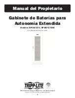 Предварительный просмотр 25 страницы Tripp Lite BP480V370 Owner'S Manual