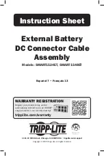 Tripp Lite BPA7524KIT Instruction Sheet предпросмотр