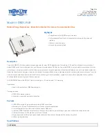 Preview for 1 page of Tripp Lite DB25-PAR Specifications