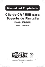 Preview for 5 page of Tripp Lite DMACUSB Owner'S Manual