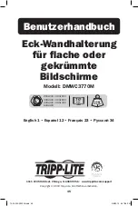 Preview for 45 page of Tripp Lite DMWC3770M Owner'S Manual