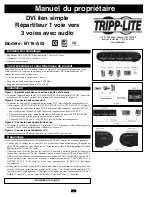 Предварительный просмотр 3 страницы Tripp Lite DVI Video Splitter/Booster w/Audio B116-A03 Owner'S Manual