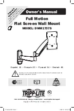 Tripp Lite DWM1737S Owner'S Manual preview