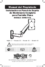 Preview for 12 page of Tripp Lite DWM1737S Owner'S Manual