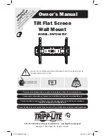 Tripp Lite DWT2647XP Owner'S Manual preview