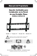 Preview for 9 page of Tripp Lite DWT3270X Owner'S Manual