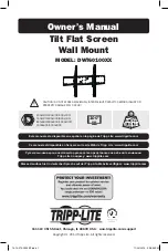 Предварительный просмотр 1 страницы Tripp Lite DWT60100XX Owner'S Manual