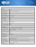 Preview for 4 page of Tripp Lite Eco-UPS ECO850LCD Specification