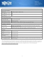 Preview for 5 page of Tripp Lite Eco-UPS ECO850LCD Specification