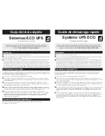 Preview for 2 page of Tripp Lite ECO UPS System Quick Start Manual