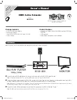 Tripp Lite HDMI B122-000 Owner'S Manual preview