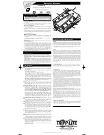 Tripp Lite HT1500UPS Owner'S Manual preview