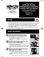 Preview for 1 page of Tripp Lite Isobar ISOBLOK Owner'S Manual