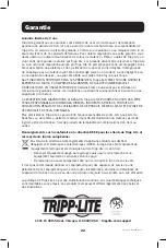 Preview for 22 page of Tripp Lite MTB3-DOCK-02 Owner'S Manual