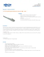 Preview for 1 page of Tripp Lite N201-014-WH Specifications