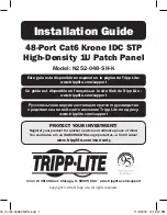 Preview for 1 page of Tripp Lite N252-048-SH-K Installation Manual