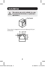 Предварительный просмотр 2 страницы Tripp Lite N2LOCK-010-YW Installation Manual