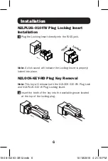 Предварительный просмотр 6 страницы Tripp Lite N2LOCK-010-YW Installation Manual