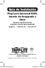 Предварительный просмотр 8 страницы Tripp Lite N2LOCK-010-YW Installation Manual