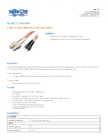 Preview for 1 page of Tripp Lite N304-008 Specification Sheet