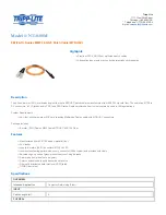 Preview for 1 page of Tripp Lite N310-08M Specification Sheet