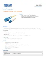 Preview for 1 page of Tripp Lite N366-25M Specification Sheet