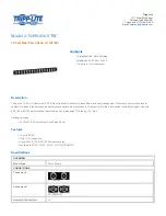 Предварительный просмотр 1 страницы Tripp Lite N490-016-STSC Specification Sheet