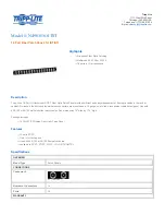 Tripp Lite N490-016-STST Specification Sheet preview