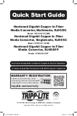 Tripp Lite N785-H01-SCMM Quick Start Manual preview