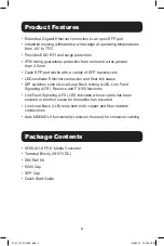 Preview for 2 page of Tripp Lite N785-I01-SFP-D Quick Start Manual