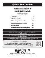 Tripp Lite NetCommander B070-016-19-IP2 Quick Start Manual preview