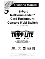 Tripp Lite NetCommander B070-016-19 Owner'S Manual preview