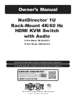 Preview for 1 page of Tripp Lite NetDirector B024-H4U08 Owner'S Manual