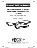 Preview for 10 page of Tripp Lite NG16POE Owner'S Manual