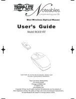 Preview for 1 page of Tripp Lite Noteables IN3001RF User Manual