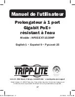 Предварительный просмотр 17 страницы Tripp Lite NPOE-EXT-1G30WP Owner'S Manual