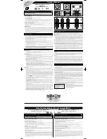 Tripp Lite OMNI1000LCD Owner'S Manual preview