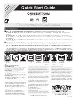 Preview for 1 page of Tripp Lite OMNISMT700M Quick Start Manual