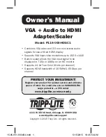 Tripp Lite P116-000-HDSC1 Owner'S Manual preview