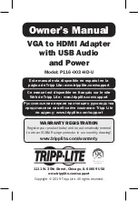 Tripp Lite P116-003-HD-U Owner'S Manual preview