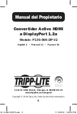 Предварительный просмотр 6 страницы Tripp Lite P130-06N-DP-V2 Owner'S Manual