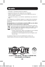 Предварительный просмотр 15 страницы Tripp Lite P130-06N-DP-V2 Owner'S Manual