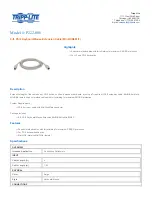 Preview for 1 page of Tripp Lite P222-006 Specification Sheet