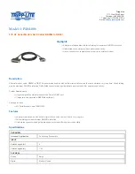 Предварительный просмотр 1 страницы Tripp Lite P402-006 Specification Sheet