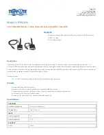 Предварительный просмотр 1 страницы Tripp Lite P504-010 Specification Sheet