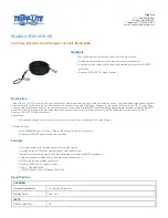 Предварительный просмотр 1 страницы Tripp Lite P561-050-EZ Specification Sheet