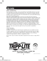 Предварительный просмотр 4 страницы Tripp Lite P568-000-LOCK Installation Manual